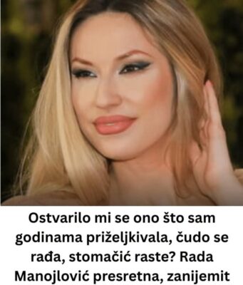 Ostvarilo mi se ono što sam godinama priželjkivala: Rada Manojlović presretna, svi čestitaju