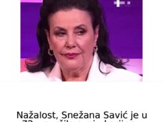 SNEŽANA SAVlĆ je u 72. ZAVRŠlLA SV0JU KARlJERU: KoIege se opraštaju od nje kroz suze…