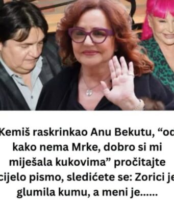 Kemiš raskrinkao Anu Bekutu, “od kako nema Mrke, dobro si mi miješala kukovima” pročitajte cijelo pismo…