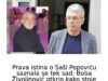 Prava istina o Saši Popoviću IZAŠLA NA VIDJELO: Boba Živojinović otkrio SVE – zar je moguće da je bio takav M0NSTRUUM….