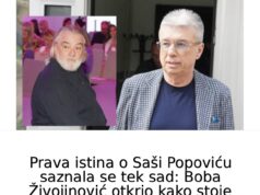 Prava istina o Saši Popoviću IZAŠLA NA VIDJELO: Boba Živojinović otkrio SVE – zar je moguće da je bio takav M0NSTRUUM….