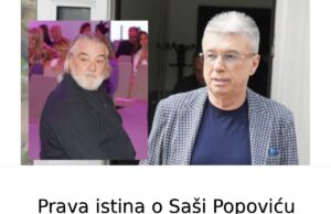 Prava istina o Saši Popoviću IZAŠLA NA VIDJELO: Boba Živojinović otkrio SVE – zar je moguće da je bio takav M0NSTRUUM….