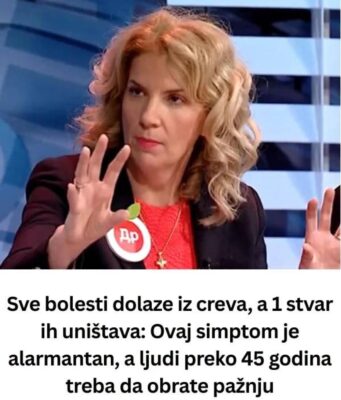 Sve bolesti dolaze iz creva, a 1 stvar ih uništava: ljudi preko 45 godina treba da obrate pažnju