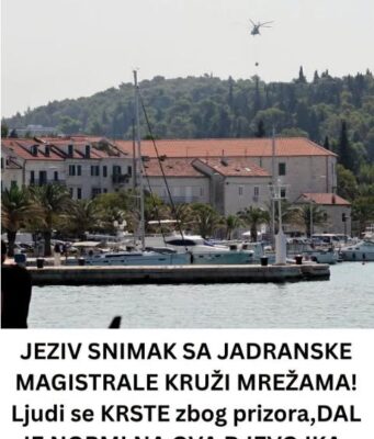 JEZIV SNIMAK SA JADRANSKE MAGISTRALE KRUŽI MREŽAMA: Ljudi ne vjeruju šta je djevojka uradila, pitaju se gdje je policija