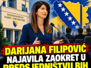 DARIJANA FILIPOVIĆ NAJAVILA ZAOKRET U PREDSJEDNIŠTVU BIH I ŠOKIRALA IZJAVOM! OVO JE PRA ODLUKA PREMA MUSLIMANIMA KOJU ĆU …