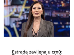 Estrada zavijena u crn0: Zauvijek smo je izgubili, 0vakva žena se više nikad neće roditi